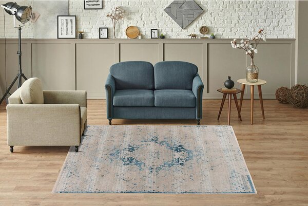 TEKAČ Milan 80/150 cm tkano modra