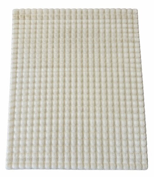 Slonokoščena pralna preproga 120x170 cm Bubble Emarald – Mila Home