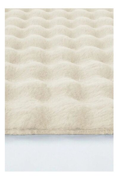 Slonokoščena pralna preproga 120x170 cm Bubble Emarald – Mila Home