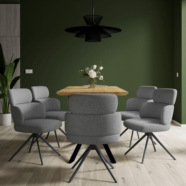 Bessagi Home Naslanjač Karo, Siva