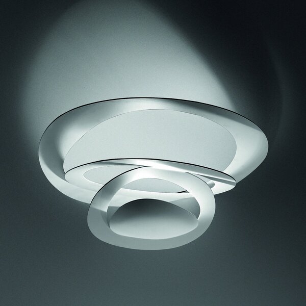 Artemide Pirce Mini stropna svetilka, R7s, bela, zatemnjen, Bela, spalnica, Kovina, Dizajn