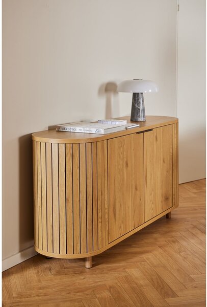 Komoda v hrastovem dekorju v naravni barvi 160x80x45 cm Colima – Actona