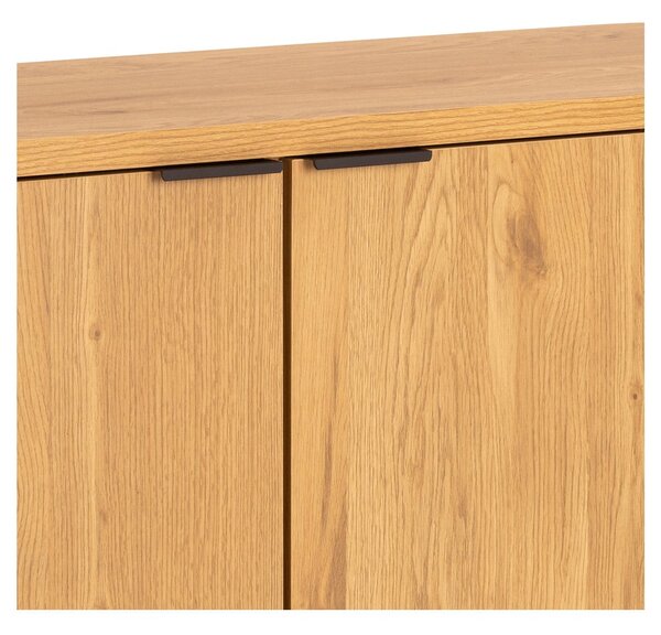 Komoda v hrastovem dekorju v naravni barvi 160x80x45 cm Colima – Actona