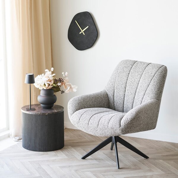Črna LED namizna svetilka (višina 37 cm) Bradford – House Nordic