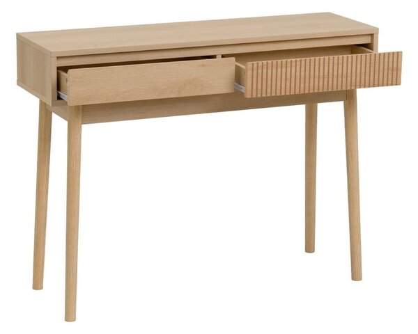 Stranska mizica v naravni barvi 30x100 cm Iona – Casa Selección