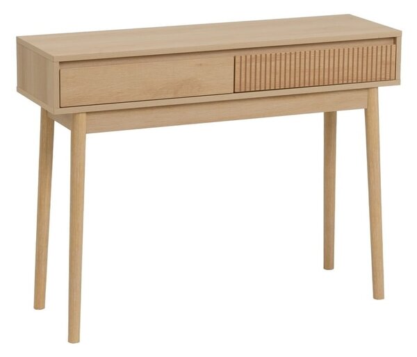 Stranska mizica v naravni barvi 30x100 cm Iona – Casa Selección