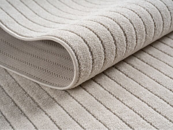 Kremno bela okrogla notranja in zunanja preproga ø 80 cm Nova 1202 – Ayyildiz Carpets