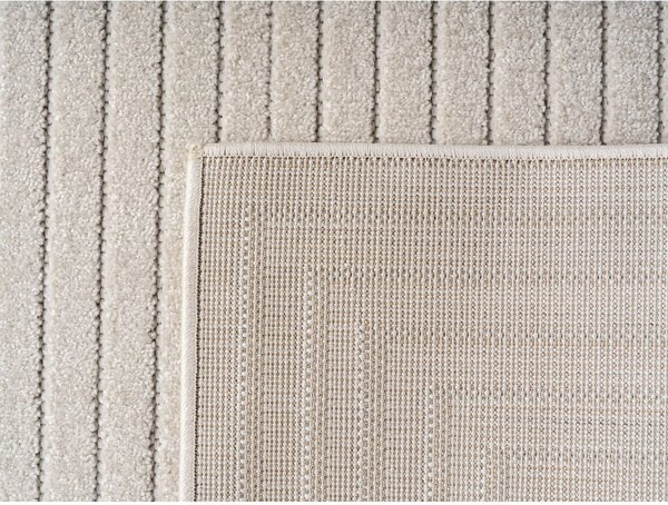 Kremno bela okrogla notranja in zunanja preproga ø 80 cm Nova 1202 – Ayyildiz Carpets