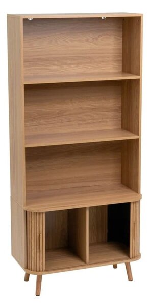 Regal v hrastovem dekorju 80x172x40 cm Elia – Casa Selección