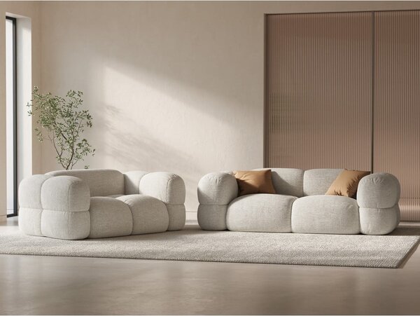 Bež sedežna garnitura 210 cm Loretto – Cosmopolitan Design