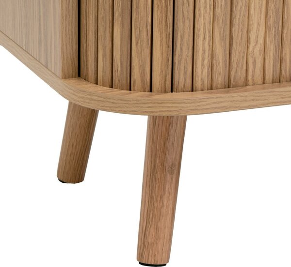 Regal v hrastovem dekorju 80x172x40 cm Elia – Casa Selección
