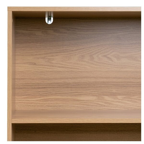 Regal v hrastovem dekorju 80x172x40 cm Elia – Casa Selección