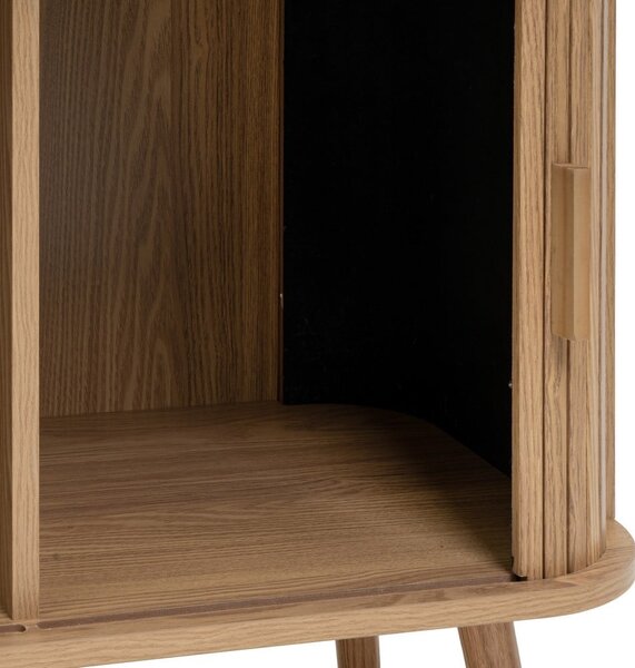 Regal v hrastovem dekorju 80x172x40 cm Elia – Casa Selección