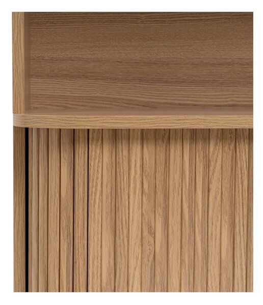 Regal v hrastovem dekorju 80x172x40 cm Elia – Casa Selección
