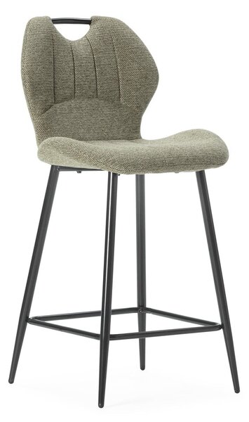 Zeleni barski stoli v kompletu 2 ks (višina sedeža 65 cm) Muli – Marckeric