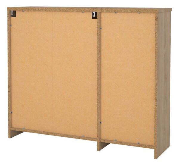 Preklopna omarica za čevlje v hrastovem dekorju 09x93x32 cm Naia – Tvilum