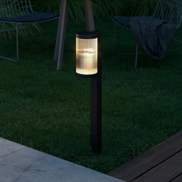 Nordlux Pohodna svetilka Coupar Garden iz aluminija, črna, zatemnjen, Črna, Kovina