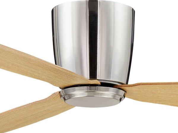 Beacon Lighting stropni ventilator Airfusion Radar teak Ø 132 cm tiho, Les, Dnevna soba / jedilnica, Les, Sodobni