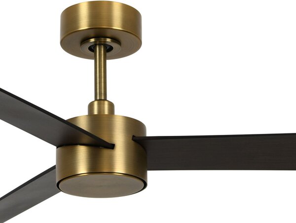 Beacon Lighting Ventilator s svetilko Climate IV, medenina/oreh, tiho delovanje, zatemnjen, Les, Dnevna soba / jedilnica, Plastika, Sodobni