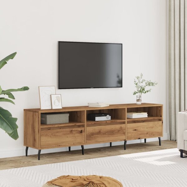 VidaXL TV omarica artisan hrast 150x30x44,5 cm inženirski les