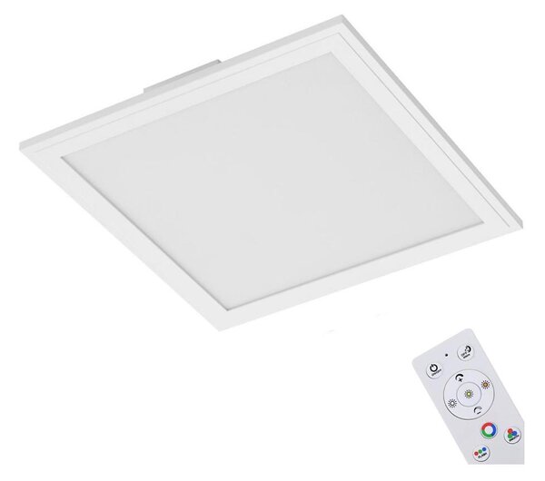 Brilo - LED RGB Zatemnitvena stropna svetilka COLOUR LED/15W/230V 3000-6500K + Daljinski upravljalnik