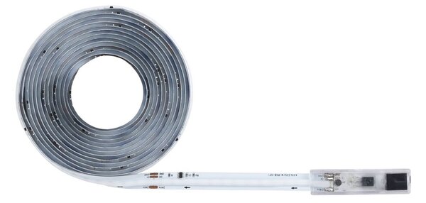 Paulmann SimpLED RGBIC Motion Music Strip 3 m, zatemnjen, Bela, Dnevna soba / jedilnica, Plastika