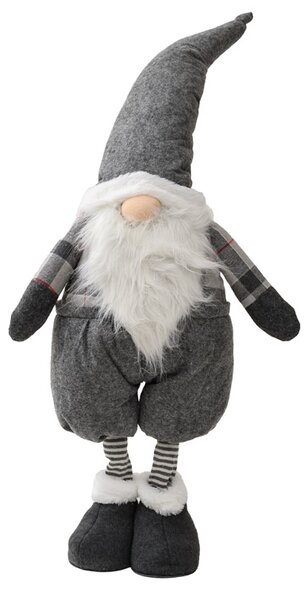 Okrasni škratek GNOME 90 cm, siv