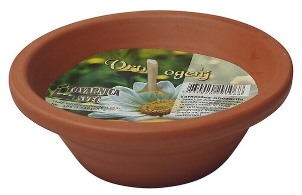 Sveča citronella (Premer: 13 cm)