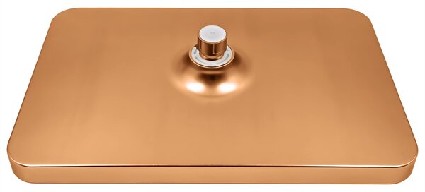 Pravokotna naglavna prha REA JS-032 Brushed Copper