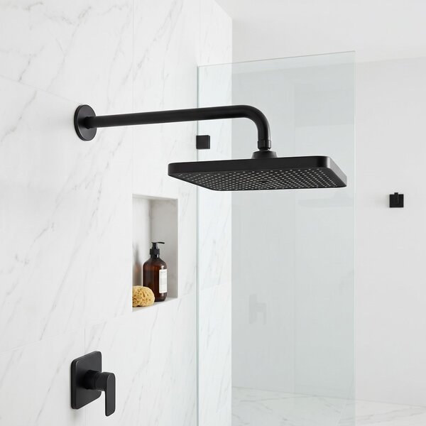 Pravokotna naglavna prha REA JS-032 Black