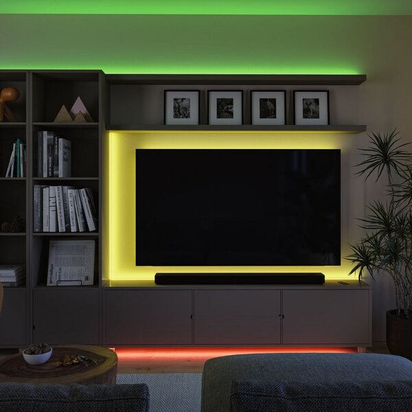 Paulmann SimpLED Full Line RGB trak 5 m, zatemnjen, Bela, Dnevna soba / jedilnica, Plastika