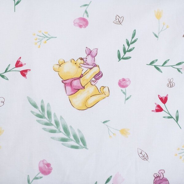Bombažna otroška posteljnina za otroško posteljico 100x135 cm Winnie the Pooh "Pooh Hugs" – Jerry Fabrics