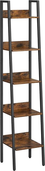 Regal TAYLOR 5 polic 170x33,8 cm, rustikalno rjav