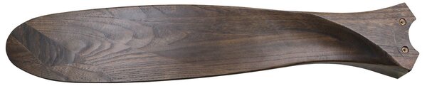 CasaFan Stropni ventilator ECO GENUINO, črn/oreh, premer 122 cm, tiho delovanje, Les, Dnevna soba / jedilnica, Les, Sodobni