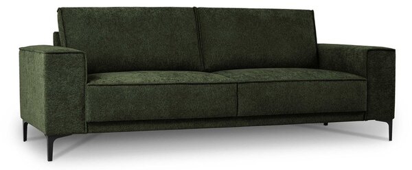 Zelena sedežna garnitura iz šenilje 224 cm Copenhagen – Scandic