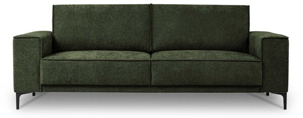 Zelena sedežna garnitura iz šenilje 224 cm Copenhagen – Scandic