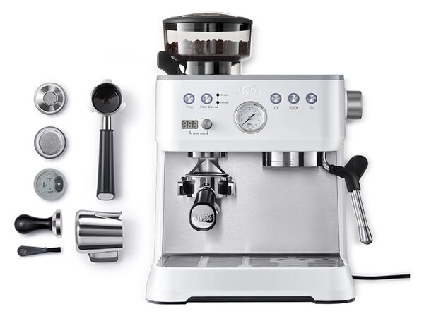 Solis Grind & Infuse Perfetta White espresso aparat