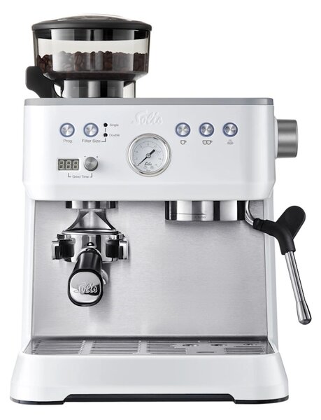 Solis Grind & Infuse Perfetta White espresso aparat