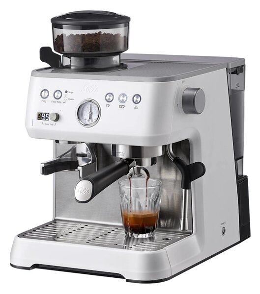 Solis Grind & Infuse Perfetta White espresso aparat