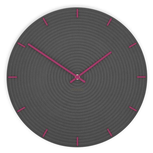 Stenska ura Luxhora Concentra Light Black 10 barv kazalcev