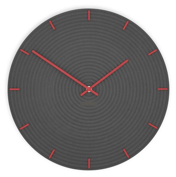 Stenska ura Luxhora Concentra Light Black 10 barv kazalcev
