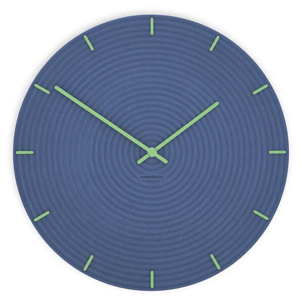 Stenska ura Luxhora Concentra Dark Blue 10 barv kazalcev
