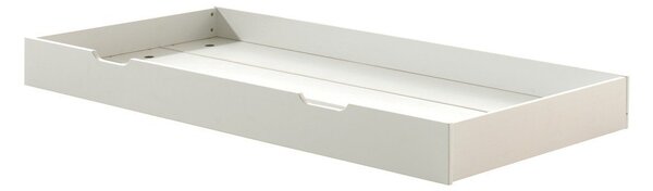 Bela otroška postelja iz masivnega bora z dodatnim ležiščem z letvenim dnom 90x200 cm Margrit – Vipack