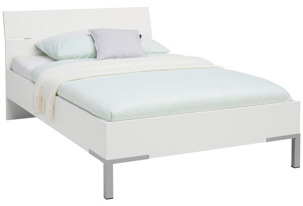 POSTELJA 120 cm x 200 cm , leseni material bela