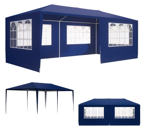 Paviljon za zabave NEAPOL, 3x6m, moder Jurhan