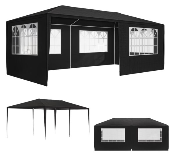 Paviljon za zabave NEAPOL, 3x6m, antracit Jurhan