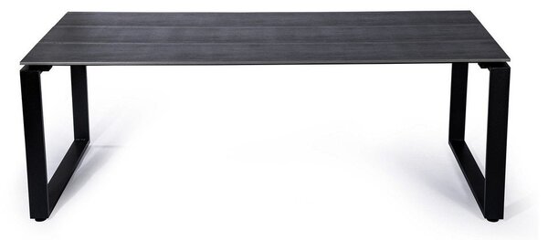 Siva vrtna miza za 8 oseb Bonami Selection Strong, 210 x 100 cm