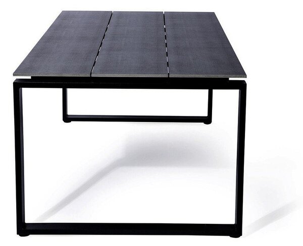 Siva vrtna miza za 8 oseb Bonami Selection Strong, 210 x 100 cm