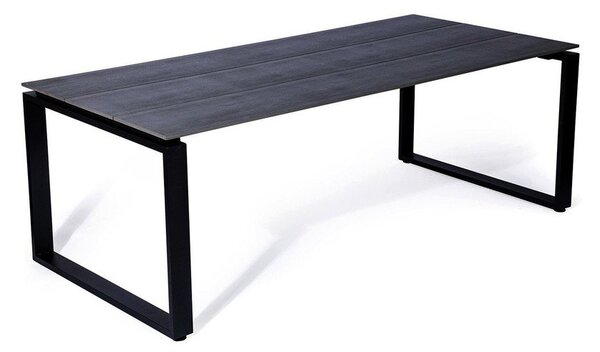 Siva vrtna miza za 8 oseb Bonami Selection Strong, 210 x 100 cm