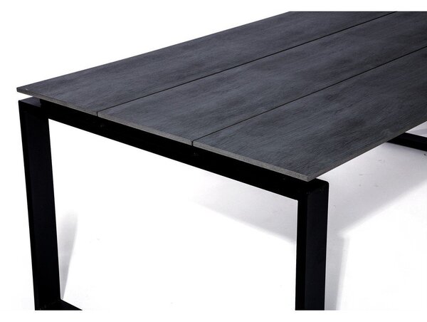 Siva vrtna miza za 8 oseb Bonami Selection Strong, 210 x 100 cm